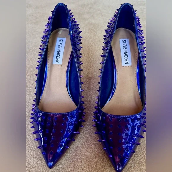 Steve Madden Vala Spiked Pumps - Picture 11 of 13